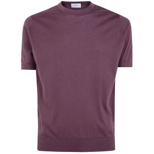 John Smedley Men "Kempton" Crewneck Short Sleeves T-Shirt